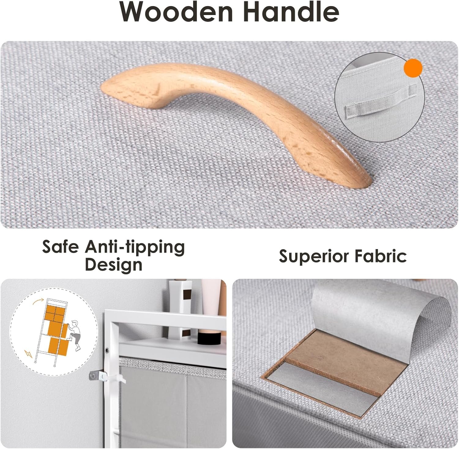 Dresser for Bedroom with 5 Drawers - Image 4